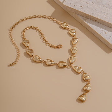 N2595 - Luxurious Layered Drop Long Necklace